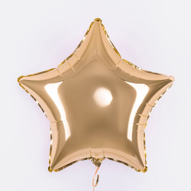 F Шар Звезда 18''/46 см, Античное золото (БГ-15)