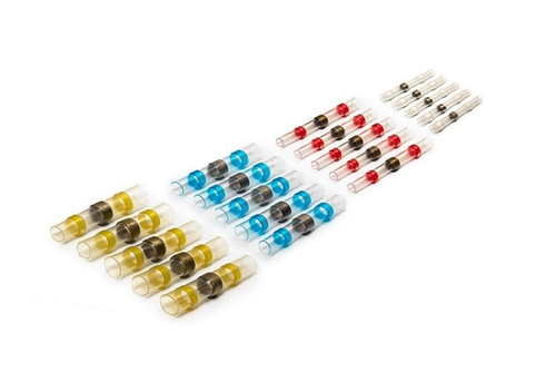 Набор термоусадочных трубок с припоем 4х5 шт, L=30мм (CARGEN)