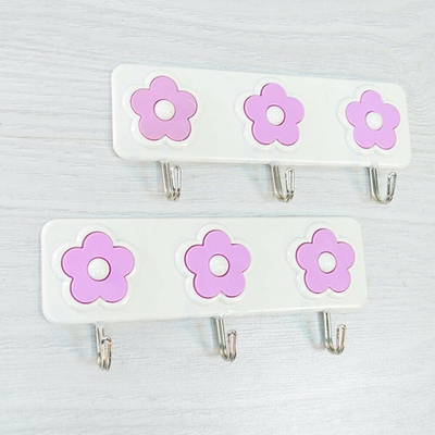 Крючок самоклеящийся 2 планки по 3шт VETTA