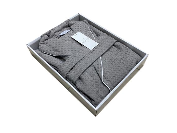 Вафельный мужской халат KARIUS   Maison Dor