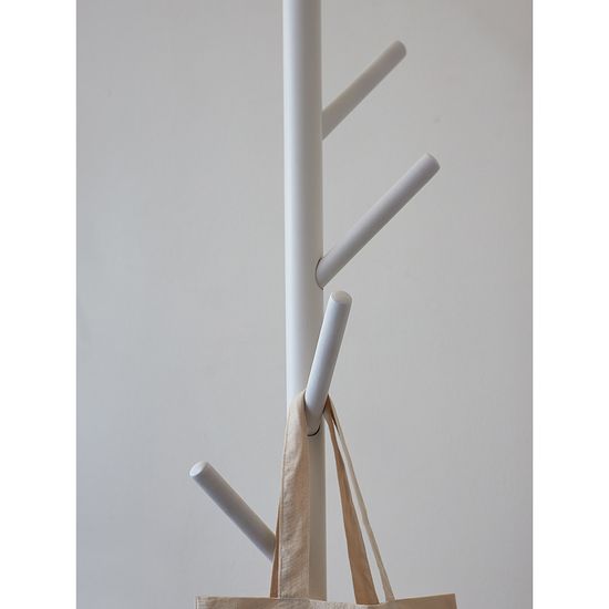 Вешалка напольная forsty, 173 см, белая