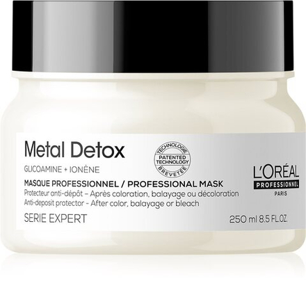 L’Oreal Professionnel Serie Expert Metal Detox - глубокая питательная маска для окрашенных и поврежденных волос /   250  ml  / GTIN 30160606