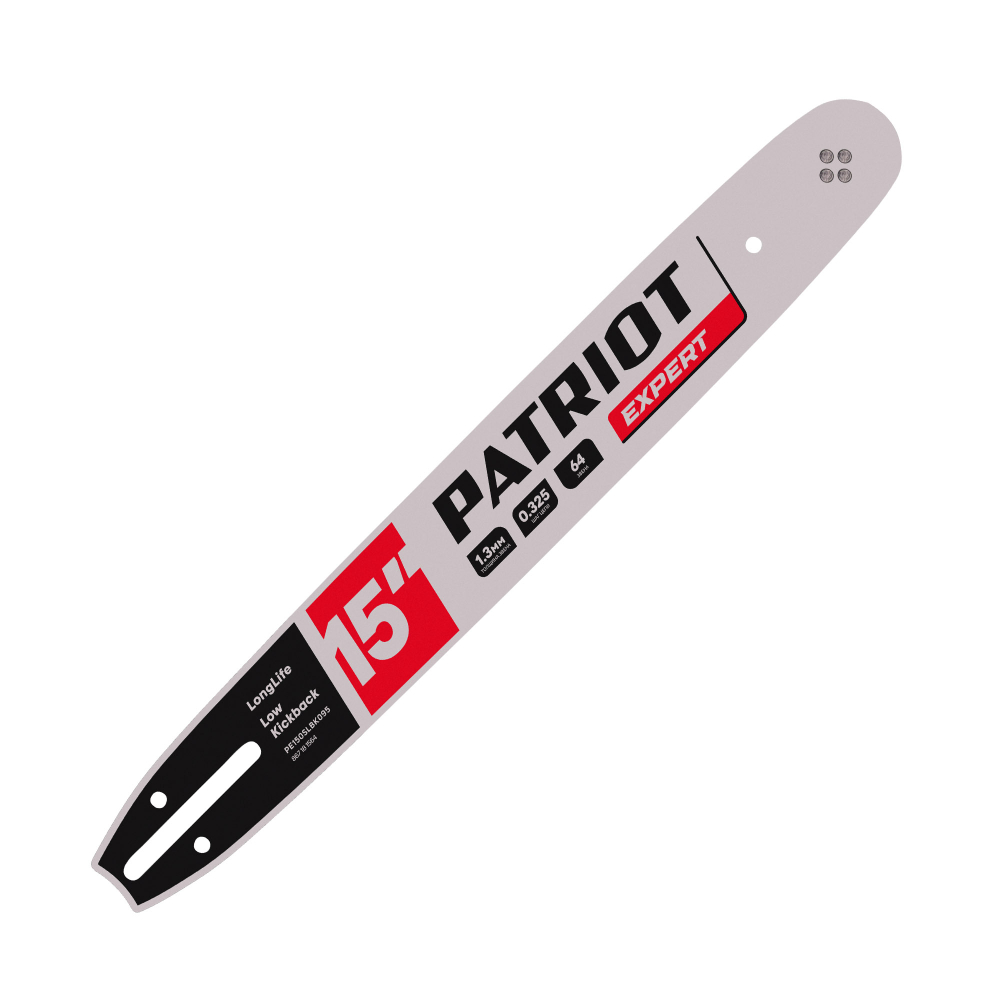 Шина пильная PATRIOT PE150SLBK095 (15'', 0.325quot;, 1.3 мм, 64 звена)