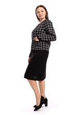 Костюм женский 1482 11 (Черный) Olsarri (Акция)