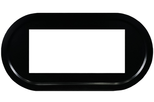 Каминокомплект Ellipse - Черный (ширина 1450 мм) с очагом Vision 42 LED