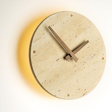 Светодиодный настенный светильник с часами LED 12W 3000К CL246015 кремовый MARES Citilux