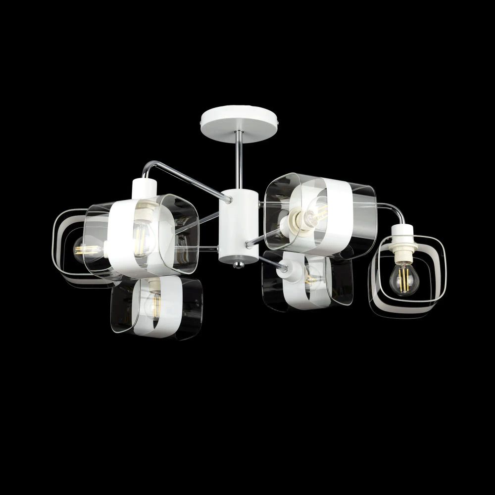 Citilux Бертон CL140160 Люстра потолочная Белая