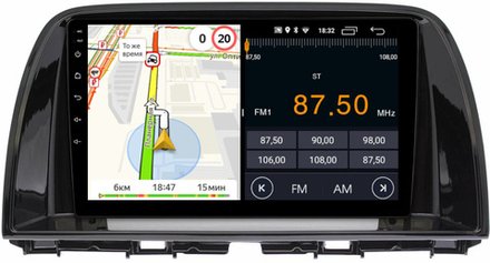Магнитола для Mazda CX-5 2011-2017 - Parafar PF095LUX1FHD на Android 13, 8-ядер, 2Гб+32Гб, CarPlay, 4G SIM-слот