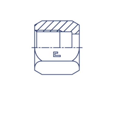 Гайка N JIC 7/16