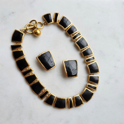 Колье Anne Klein графитовая мозаика