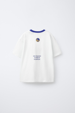 ZARA ФУТБОЛКА С ПРИНТОМ GOLGEN STATE WARRIORS NBA ©, БЕЛЫЙ