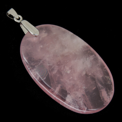 Кулон "Малини" розовый кварц асс.
