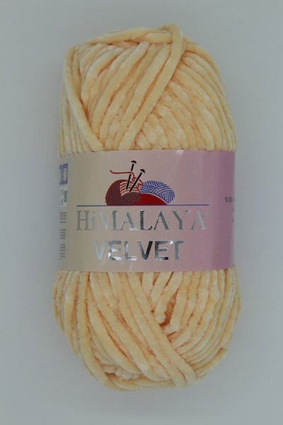 Пряжа "Velvet" 90033 Светлый персик
