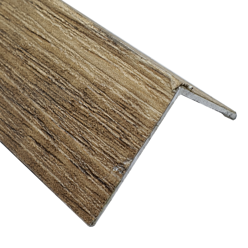 Угол 30*30мм "DO-5" 2,7м Дуб натуральный ламинир. алюм.