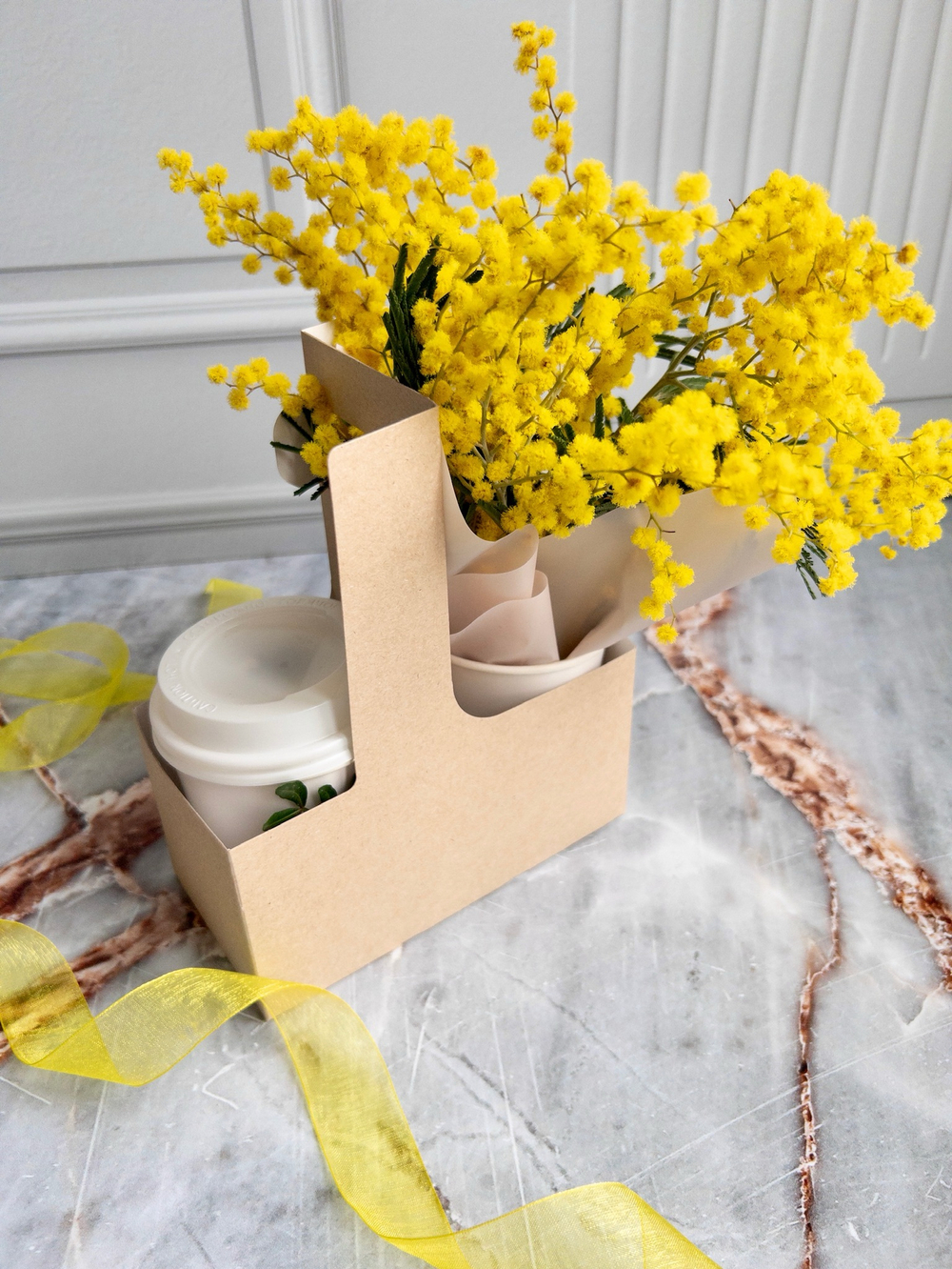 Торт в стакане + Мимоза в стакане к 8 Марта