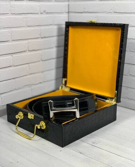 Ремень Hermes из кожи крокодила