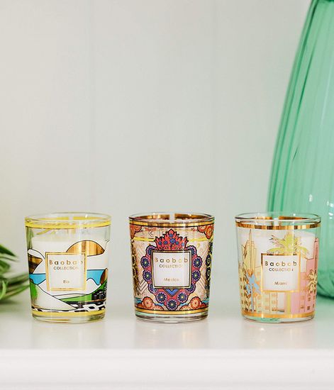 Rio-Mexico-Miami, набор свечей trio travel, Baobab Collection