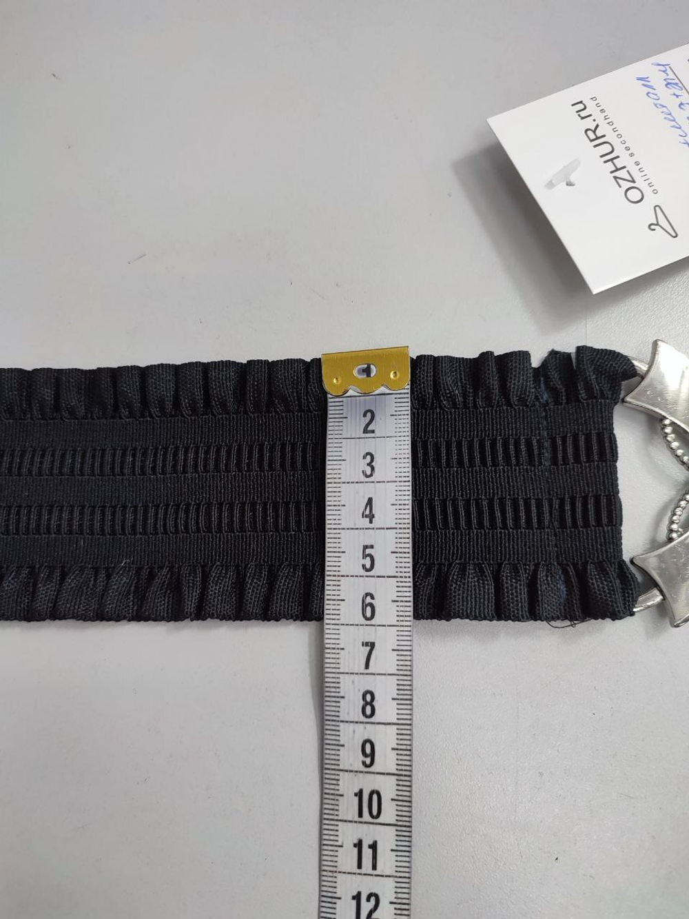 Пояс-резинка с пряжкой