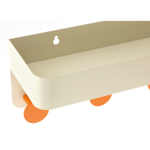 Вешалка oval, 12х60х13 см, кремовая