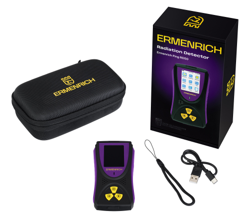 Дозиметр Ermenrich Ping RD50, фиолетовый