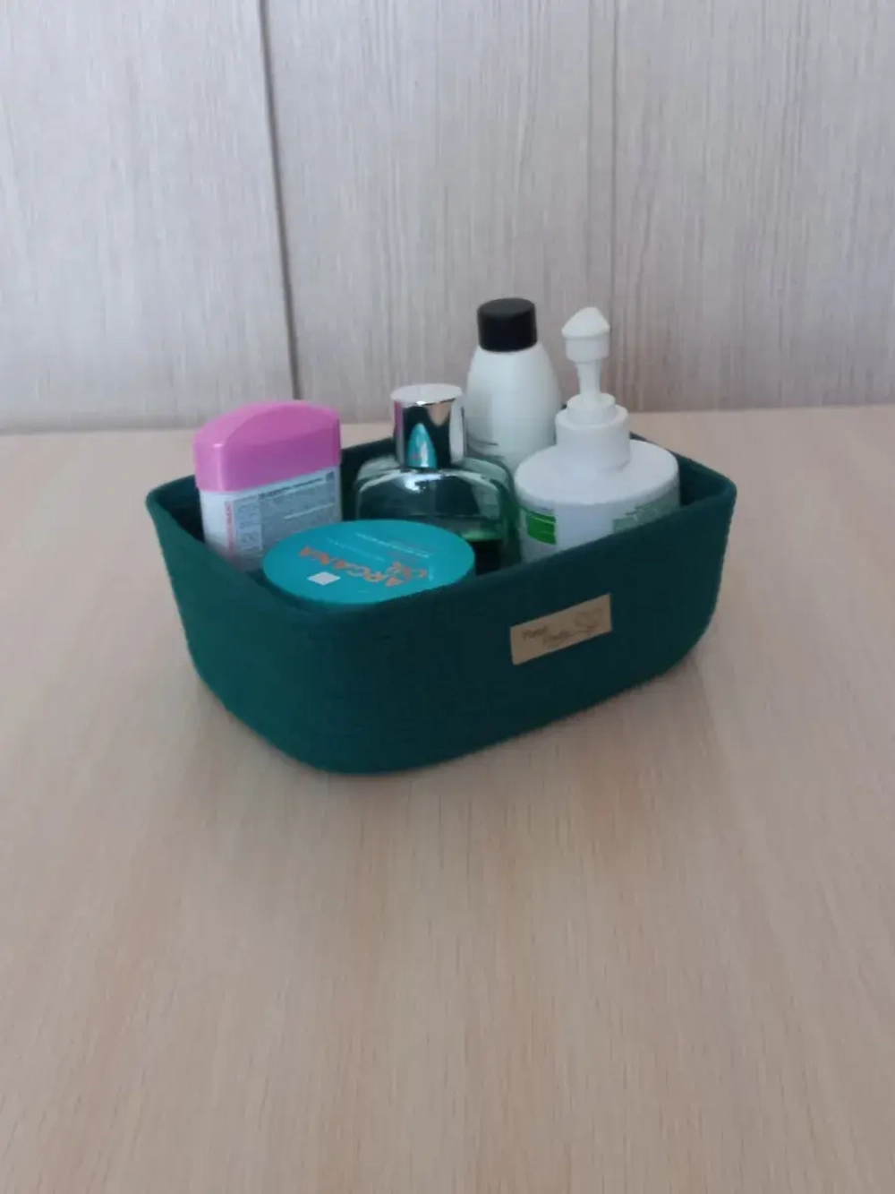 Плетеная корзина для хранения