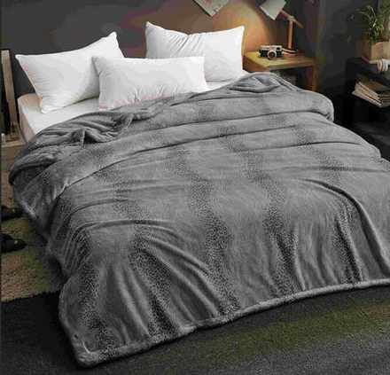 Плед велсофт 100х150 детский "ПВ12" (300гр/м2)