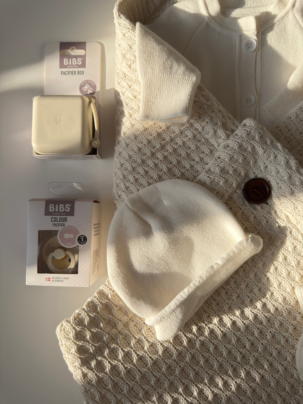 Конверт-плед 2в1 вязаный демисезон молочный