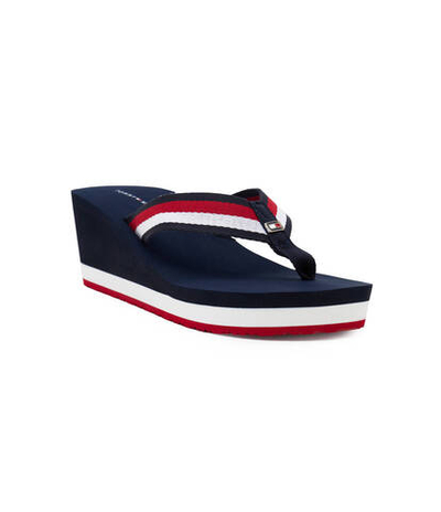 Вьетнамки CORPORATE WEDGE beach Tommy Hilfiger - темно-синий(FW0FW07987)