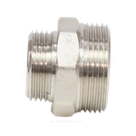 Ниппель латунь никель переходной Ду 25х15 (1"х1/2") НР VALFEX VF.580.N.100.012