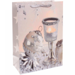 Пакет подарочный «Серебряная нежность» 44*31*12 см