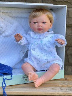 Кукла Реборн Nines 40см мягконабивная (N0233)