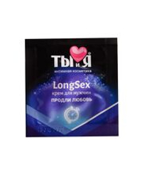 Пролонгирующий крем LongSex в одноразовой упаковке - 1,5 гр.