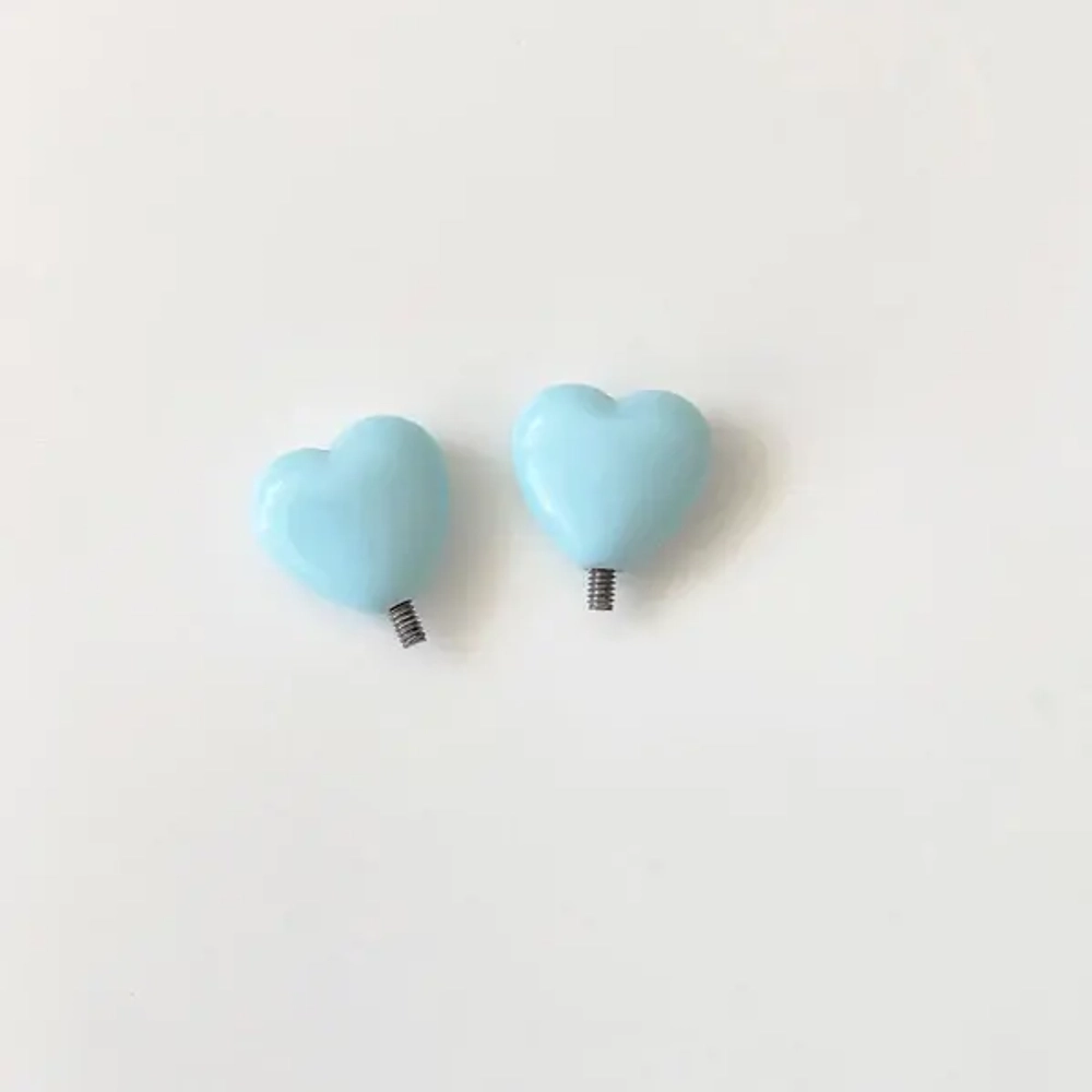 заглушки сердечки для лесокs lotus yarns, маленькие