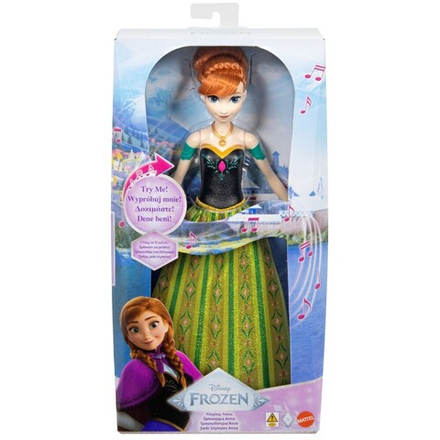 Disney Frozen - Поющая принцесса Анна Кукла Ледниковый период JDX53