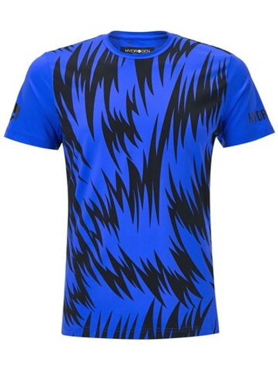 Мужская теннисная футболка Hydrogen Scratch Tech Tee Man - bluette