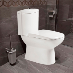 Унитаз-компакт Azario Elana AZ-234 с крышкой-сиденьем микролифт, белый