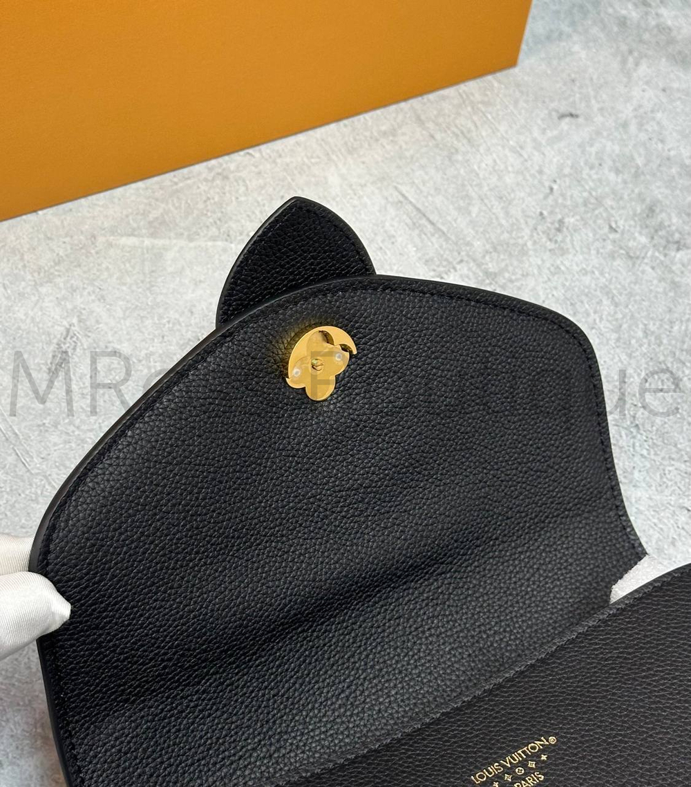 Женская черная сумка LV Pont 9 Soft PM Louis Vuitton премиум класса