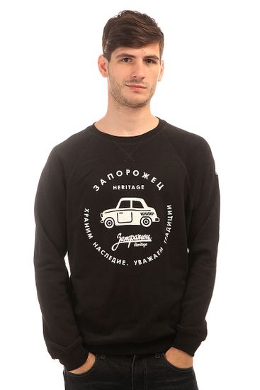 Толстовка ЗАПОРОЖЕЦ Машина Черный