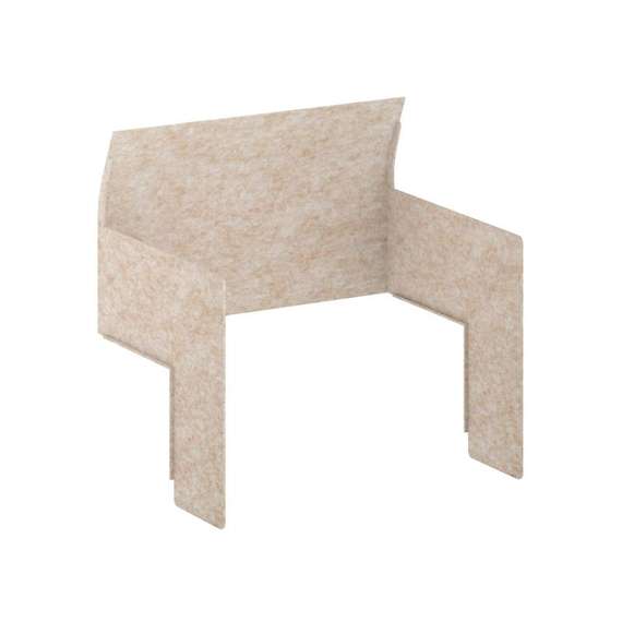 AcustiX Кабина настольная на стол L700 VE.KB5-118.7 Крем-брюле 1180*1100*1100