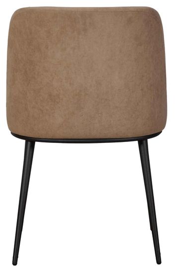 Стул Foer 3 (Фоер), Catania Latte / черный текстурированный