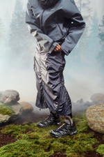 Юбка Nothomme Blue Metallic Nylon Tooling Half Skirt "Blue Gray"