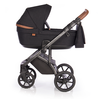 Детская коляска Roan Bloom 2 в 1 New 2021 (Черный) Night Trip