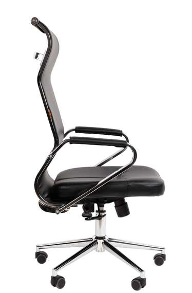 Офисное кресло Chairman 702 Россия экопремиум чёрный