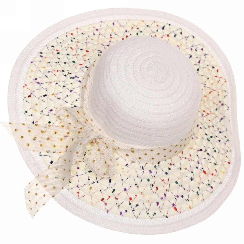 Шляпа женская с широкими полями «TiraMiSu- Адель», микс 5 цветов, р58, ширина полей 13 см