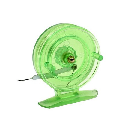 Катушка проводочная Namazu Scoter пластиковая усиленная зеленая 6,5см