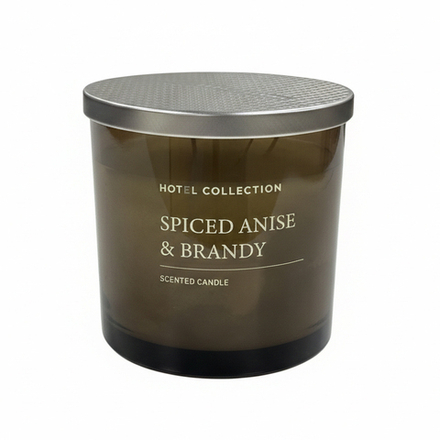 Свеча ароматическая Lerkil, пряный анис и бренди, соевый воск