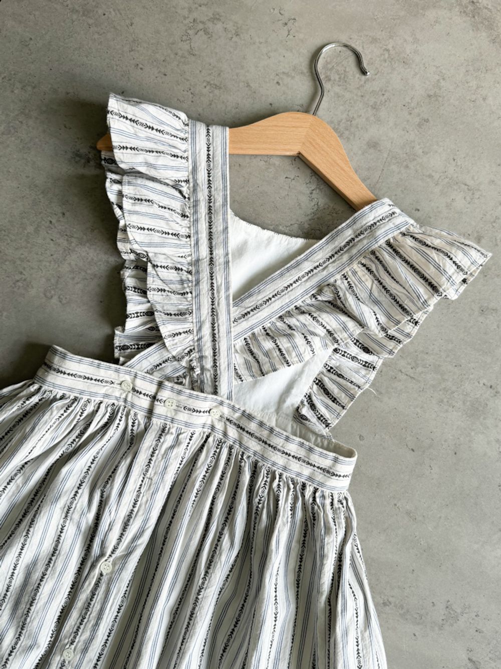 Хлопковое платье сарафан Bonpoint, 116