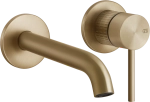 Смеситель Gessi316, однорычажный, на 1 выход, встраиваемый, ⌀65хh114 мм, внешняя часть, цвет Warm Bronze Brushed PVD
