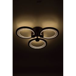 Светильник потолочный светодиодный ЭРА Модерн Odry CLL-1-46W 3K-6,5K RC BK с ДУ черный | Светильники SPB-6 с ДУ