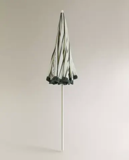 ZARA HOME ПЛЯЖНЫЙ ЗОНТ В ПОЛОСКУ, РАЗНОЦВЕТНЫЙ